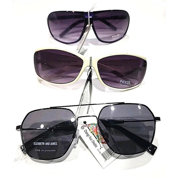 Accessories - NYS Collection Elizabeth And James Lot Of 3 Womens Sunglasses New Read